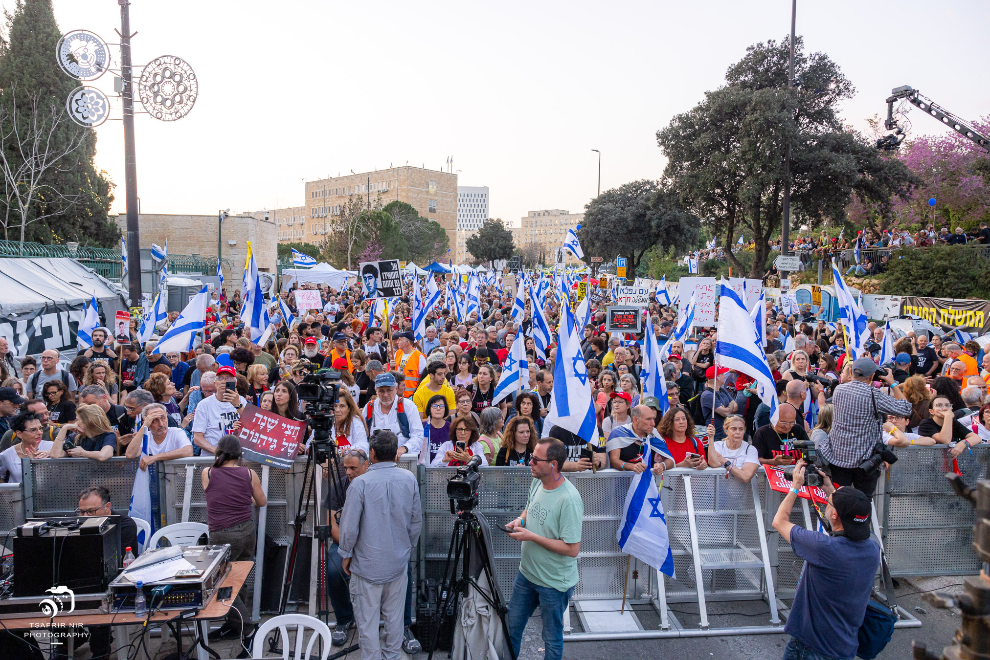 הפגנות בתל אביב וירושלים. צילום: צפריר ניר